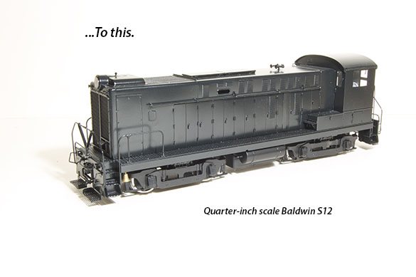 Quarter-inch scale Baldwin S12