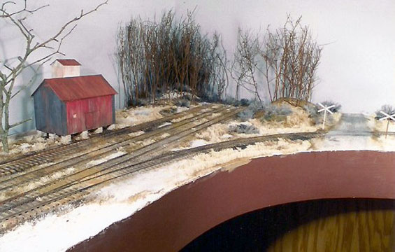 Initial scenery around the mill