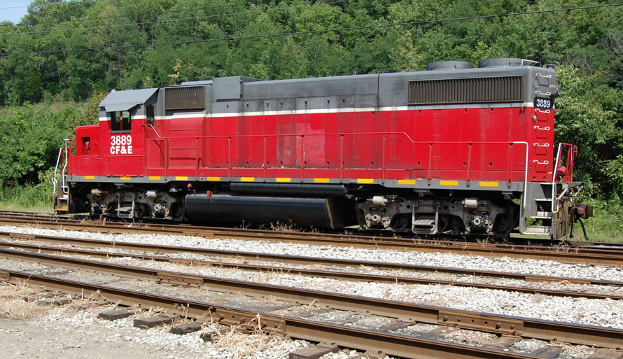 Late phase GP38-2 at Valley Junction, OH